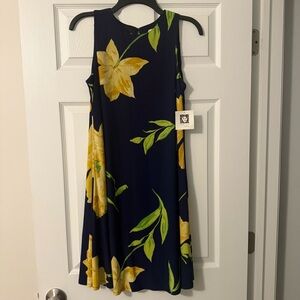 NWT Anne Klein Women’s Floral Sleeveless Dress Size 8